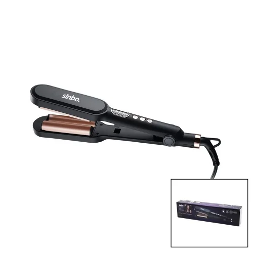 SİNBO SHD-1707 (DİJİTAL) SAÇ ŞEKİLLENDİRME CİHAZI (38X90MM SERAMİK KAPLAMA) (360° KABLO=1.8MT) (LCD SIC.AYAR=140-220℃)*12