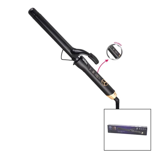 SİNBO SHD-1711 (180X25MM) (DİJİTAL) SAÇ ŞEKİLLENDİRİCİ MAKİNE (SERAMİK KAPLAMA) (100-210℃) (360° KABLO=1.8MT)*12