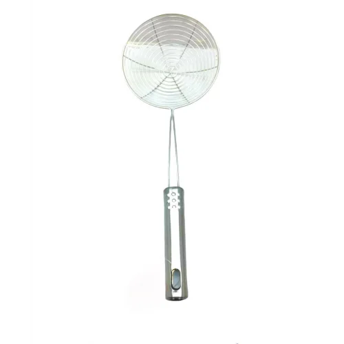 STAINLESS STEEL BAYSA-247 ( NO-12 ) ( SAPLI ) METAL KEVGİR*10X24