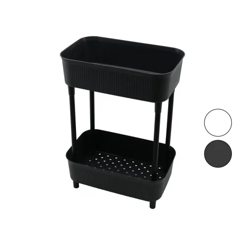 TİMEX TİM-992 ( 2 KATLI ) DÜZENLEYİCİ ORGANİZER ( PLASTİK RAF ÜNİTESİ ) ( 29.5 X 18 X 41.5CM ) ( MUTFAK & BANYO & ÇOK AMAÇLI )*6=K