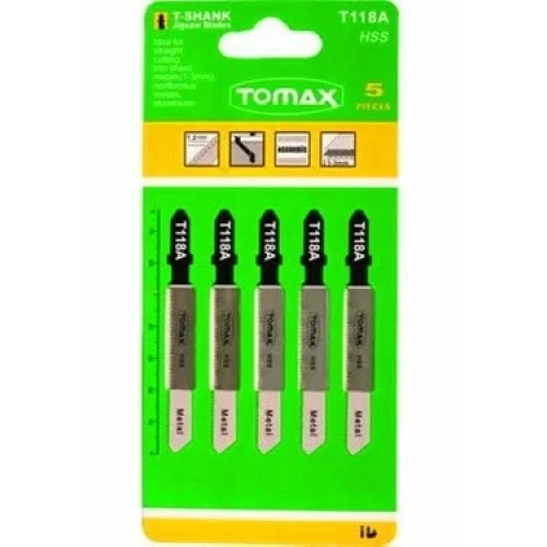 TOMAX T118A METAL 5PCS DEKOBAJ BIÇAK DEKUPAJ*200