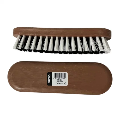 URVE UR-3026 ( 17CM ) ELBİSE FIRÇASI ( AHŞAP GÖRÜNÜMLÜ PLASTİK TUTACAK )*12X