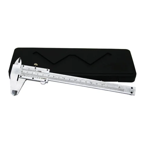 VERNIER CALIPER LRD-23 ( 0-150MM ) LRD-71 ( METAL ) MEKANİK KUMPAS ÖLÇÜ ALETİ ( PLASTİK KUTULU )*50