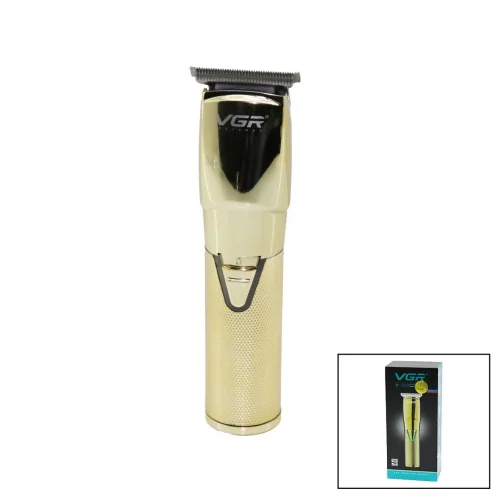 VGR V-903 ( GOLD KROM KAPLAMA GÖVDE ) SAÇ & SAKAL KESME TRAŞ MAKİNESİ ( USB ŞARJLI )*60