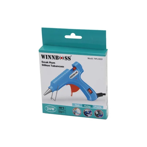 WINNBOSS WN-1022 ( 20W ) ( ANAHTARLI ) ( SICAK ) MUM SİLİKON TABANCASI*1
