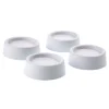 4PCS KÜÇÜK BEYAZ ÇAMAŞIR MAKİNE TİTREŞİM ÖNLEYİCİ AYAK
