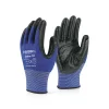 SGS NİTRİL KAPLI ÖRME ELDİVEN MAVİ ZEBRA-10 SGS7120