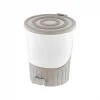 DÜNYA-01071-407 ( KUM BEJİ ) PASTEL ( LÜX ) ( 26LT ) ( PEDALLI ) ÇÖP KOVASI PLASTİK ( 380X343X398MM )*4=K