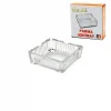 GLASS ELMAS PARMA ASHTRAY ( KARE ) ( CAM ) KÜLLÜK*48