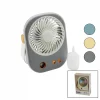 HASUBA HS-284 BJJ-566 (SU SPREYLİ) (USB MİNİ FAN) (15.5X12CM) MASA ÜSTÜ (USB ŞARJLI) (2İN1 KULP=TAŞIMA & DURUŞ) (3 KADEME HIZ) MİNİ VANTİLATÖR*120