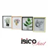 İBİCO İ12-023 ( 8X10  & 20X25CM ) ( İNCE & ÇİFT RENK ÇERÇEVE ) AHŞAP RESİM ÇERÇEVESİ *36=K
