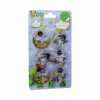 İBİCO İ17-004 ( 6PCS ) ( ASTRONOT RESİMLİ ) ( METAL UÇLU ) ( ŞEFFAF PVC YAPIŞKANLI ) ASKI ( 2KG.TAŞIMA )*12X24