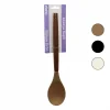 İBİCO İ22-015 ( RENKLİ SİLİKON ) ( AHŞAP AKASYA SAPLI ) ( SERVİS ) KAŞIK ( 29CM )*6X24