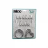 İBİCO İ22-156 ( 20PCS ) (PASTA SÜSLEME UÇ SETİ= 12-METAL) (KURABİYE KALIP METAL=3-KALP & 3-YUVARLAK) (2-UÇ TUTUCU PLS.ADAPTÖR)*144