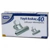 MAS-950 ( YAYLI ) ( 40 MM ) ÇELİK METAL KISKAÇ ( 24PCS ) KAĞIT CİLT KISKACI*1X32