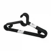 SLIM HANGER OM-0192 ( 10PCS ) ( PLASTİK & ANTRASİT GRİ ) ELBİSE ASKISI *24