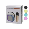 PLATOON PL-4562 COLORFUL K-12 KARAOKE (MİKROFONLU) WİRELESS HOPARLÖR & SPEAKER (IŞIKLI) (USB ŞARJLI) (DC 5V & TF & AUX)*40