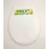 POLY ET-011 BEYAZ YUMUŞAK KLOZET KAPAK BÜYÜK PUF*17