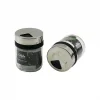 QLUX C-00342 PREMİUM SPİCE JAR (212CC)(CAM) BAHARATLIK & TUZLUK (KROM KAPLAMA PLASTİK KAPAK)(3 DÖKÜM AYARLI)*20=K