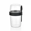 QLUX L-00977 BOMONTİ YOĞURT KABI ( 2 BÖLMELİ = 300+600ML )*24=K