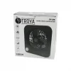 TROYA BY HOOK TR-516 MASA ÜSTÜ VANTİLATÖR (FAN=22CM) (3 KADEME HIZ) (40W) ( 3 PERVANE ) (SİYAH PLS.STAND=28X27X13CM)*6