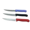 TUJO KNIVES-2280 ( TEKLİ ) ( BÜYÜK ) ( TIRTIRLI ) SEBZE & EKMEK BIÇAK ( RENKLİ PLSATİK SAPLI )*12X24