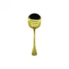 YAKUT-12636 GOLD ( ORTA = 21CM ) ( METAL ) SERVİS KAŞIK ( 5.8X7CM )*12X20