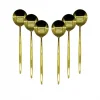 YAKUT-9725 ( 6PCS ) ( GOLD ) YEMEK KAŞIK SETİ*100