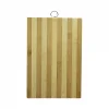 YLMZ-180 K-0773 ( 20X30CM ) ( BEYAZ ÇİZGİLİ ) ( BAMBU ) KESİM PANOSU METAL KULPLU*30