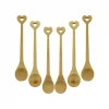 ZHU ZHİ YUAN DMR-8465 ( 6PCS & YUVARLAK & KALP FİGÜR SAPLI  ) AHŞAP BAMBU ( ÇAY KAŞIK ) SETİ*500