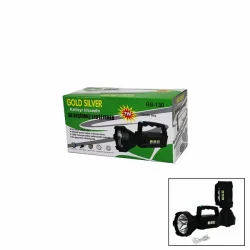 GOLD SILVER GS-130 ( 2IN1 ) ( 7W LED & COB ) ( SOLAR & USB ŞARJLI ) EL FENERİ ( SU GEÇİRMEZ )