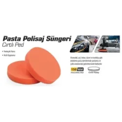 MEŞEM PASTA CİLA POLİSAJ SÜNGERİ CIRTLI PED 150 MM
