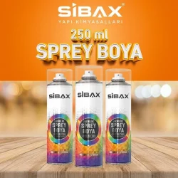 SİBAX SPREY BOYA 250 ML MAT BEYAZ SBX103011