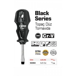 SGS TOPAÇ TORNAVİDA 6*35 (DÜZ) (BLACK SERİES  SGS664*12X