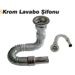 Real Özs Krom Lavabo Şifonu OZS-8348
