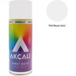 AKÇALI 501 MAT BEYAZ SPREY BOYA 400 ML