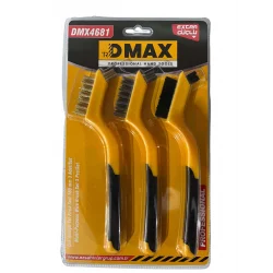 Dmax Çok Amaçlı Tel Fırça Seti 3 Parça 8 Inch DMX4681*12X