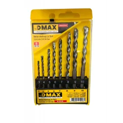 Dmax Beton Matkap Uc Seti 8 Parça DMX4348*12X
