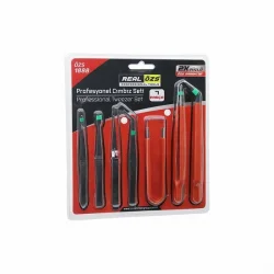 REAL ÖZS (ÖZS-1888) ( 7PCS ) PROFESYONEL ( TEKNİK ) CIMBIZ SETİ*144