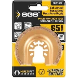 Sgs 1882 Multı-tools Kesici Ve Raspalama Derz Arası Temizleme Karbür 65mm