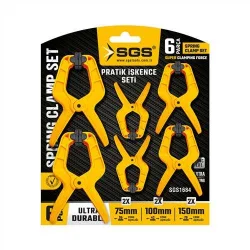 SGS PRATİK İŞKENCE SETİ 6 PARÇA 75MM-100MM-150MM SGS1684