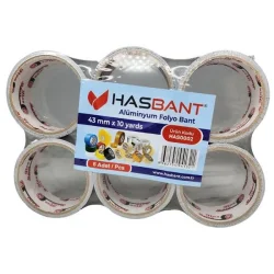 HAS ALÜMİNYUM FOLYO BANT40 MM*10 M HAS0002*6X