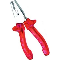 ÇELİK ŞEFFAF PENSE KIRMIZI 180 MM*12X