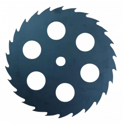 SİYAH MOTORLU TIRPAN TESTERESİ DELİKLİ  ELMAS UÇLU 26 DİŞ DAİRE TEPSİ 305*25.4*1.5*26T