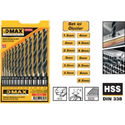 Dmax Hss Matkap Uç Seti 13 Parça DMX4346