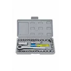AIWA ( 40PCS ) LOKMA TAKIMI ( PLASTİK KUTULU ) COMBINATION SOCKET WRENCH SET*40