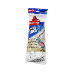 AKAY MOP AK-203 ( LARGE ) ( ÖRGÜLÜ İPLİ ) PÜSKÜL PAMUK MOP*50