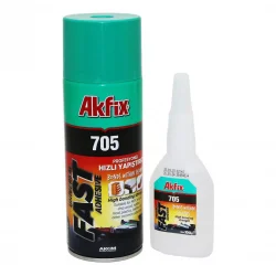 AKFİX AK-3008 GA-065 ( 400ML+100GR=BRÜT ) HIZLI YAPIŞTIRICI (MDF-AHŞAP-METAL-MERMER-GRANİT-DERİ-KAUÇUK-PLASTİK-DOĞAL TAŞ)*24