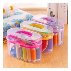 ALTINYAPRAK ÇANTALI DİKİŞ ÇEYİZ SETİ ( İPLİK & İĞNE & MAKAS& MEZURA )*85