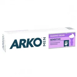ARKO MEN ( SENSİTİVE ) ( MOR & HASSAS CİLTLER) TRAŞ ( KREMİ ) ( 90GR )*12X6